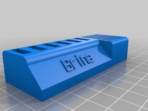 usb holder custom text computer customized 3d print model - Mito3D