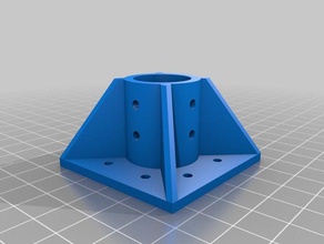 il mio personalizzato parametrico di fissaggio alla gamba del tavolo -openscad fai da te su misura 3d print model - Mito3D