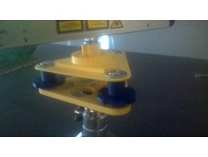base three screws level hand tools 3d print model - Mito3D