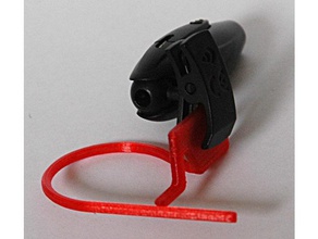 nachtadler organization ear clip flashlight holder mount 3d print model - Mito3D