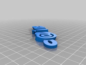 diane Schlüsselanhänger kundengebundene 3d print model - Mito3D