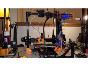 tevo tarantula upper vertex lcd mount 3d printer parts 3d print model - Mito3D