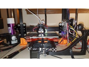 tevo tarantula webcam mount bottom most 8020 rail 3d printing 3d print model - Mito3D