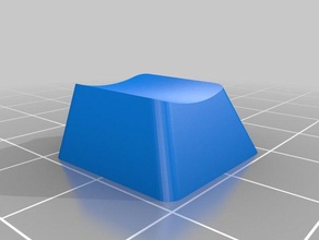 cherry mx keycap riga 1 circolare 1x1 su misura 3d print model - Mito3D