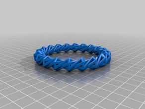 il mio personalizzato open frame anello braccialetto cosa moda su misura 3d print model - Mito3D