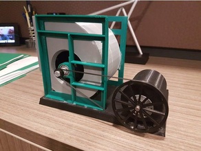 hvac blower machine tools fan motor 3d print model - Mito3D