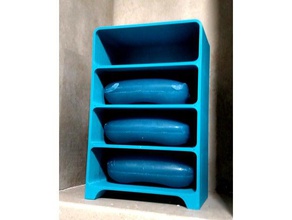 jabonera saboneteira casa de banho caja para jabon sabão caixa porta sabonete 3d print model - Mito3D