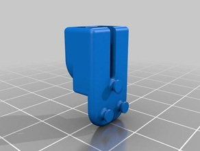 cheap beep micro battery cover spring clip mount 3d print model - Mito3D