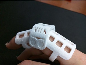 knuckle zırh yüzük 3d print model - Mito3D