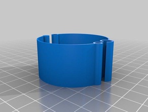 meine angepasste einfacher Verschluss Armband garmin fenix2 Armbänder kundengebundene 3d print model - Mito3D