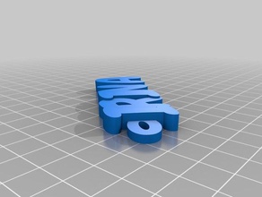 irina Schlüsselanhänger kundengebundene 3d print model - Mito3D