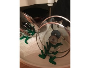 pot lid holder kitchen & dining 3d print model - Mito3D