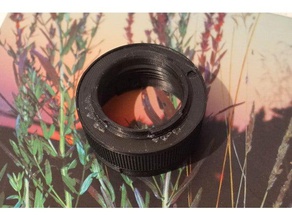 sony e-mount gövde nikon f-mount lens adaptörü kamera 3d print model - Mito3D