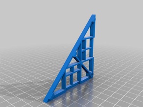 tilescape 3x3 triangle angular frame toy & game accessories 3d print model - Mito3D