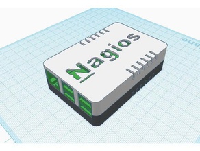nagios raspberry pi snap together case electronics 3d print model - Mito3D