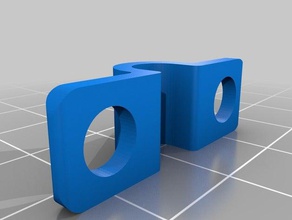 my customized simple clip customizer parts 3d print model - Mito3D
