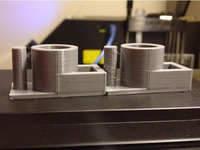 test shape - box cylinders 3d printing tests cr-10 creality linear advance print 3d print model - Mito3D