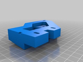 cama de suporte duplo y asa Impressora 3d peças 3d print model - Mito3D