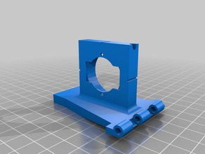 flip mount physics & astronomy optics bench 3d print model - Mito3D
