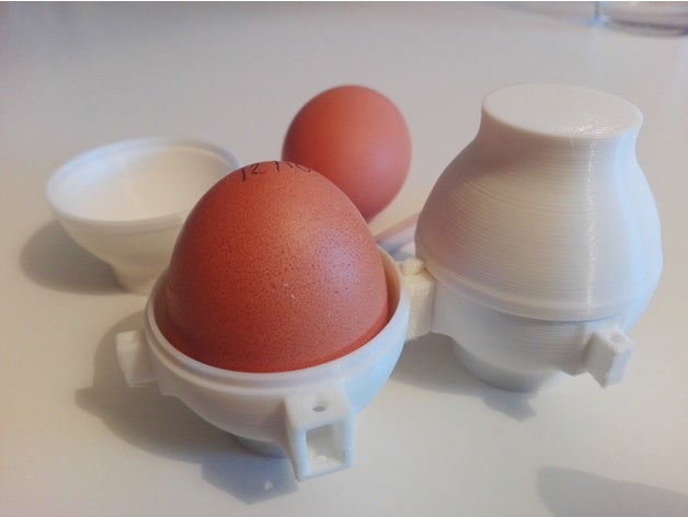 egg2go - egg tray modular system kitchen & dining eggcup cup holder 3D print model - Mito3D
