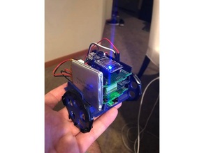 crawler - Hindernis-Vermeidung-Auto-Sache in der Robotik Auto cayenne das Internet Dinge radio control Roboter 3d print model - Mito3D