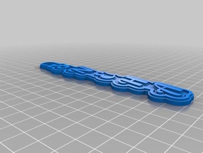 sneha catena chiave 2 i portachiavi su misura 3d print model - Mito3D