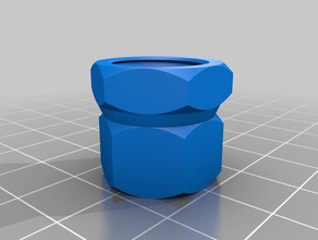 my customized screw-to-screw connector household supplies 3d print model - Mito3D