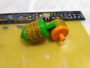 Kreisel Zähler für die Lebensdauer stapelbar toy & game Zubehör spinning-Zähler spinning top 3d print model - Mito3D
