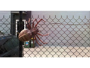 el gigante de posable halloween la araña a los animales error decoración prop insectos modelo miedo spiderweb 3d print model - Mito3D