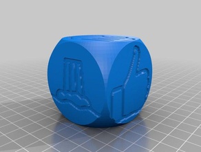 board dice works customized 3d print model - Mito3D