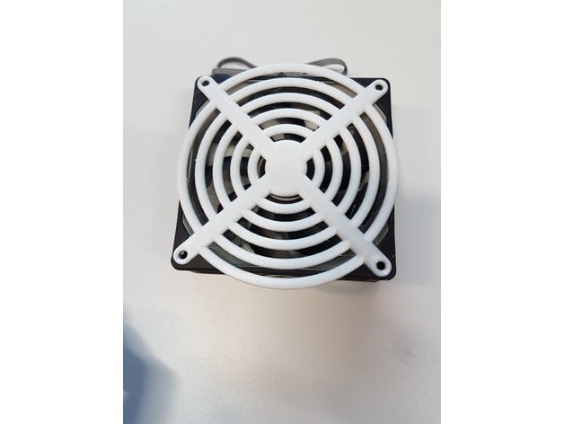 fan cover 90mm electronics cooler 3D print model - Mito3D