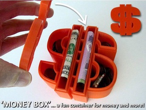' money box containers bank base birthday boxes cap cash christmas gift coin coins container display holder home household jar lid note notes novel novelty office parts practical present storage unique useful workshop 3d print model - Mito3D