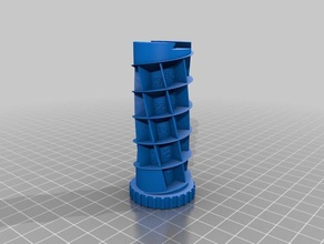 31 jour spirale pilule case numérotée de l'organisation 3d print model - Mito3D