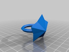 yıldız yüzük 3d baskı 3d print model - Mito3D
