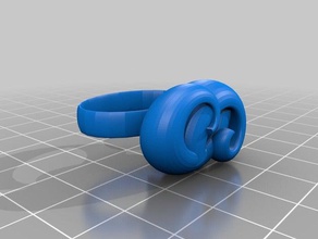 spiral ring 3d printing 3d print model - Mito3D