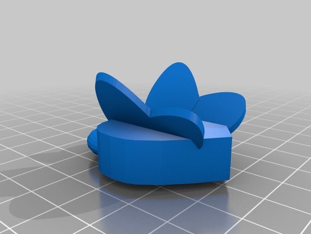 papillon pendentif cœur L'impression 3d 3D print model - Mito3D