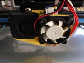 cr-10 luce di sicurezza efficace hot end fan condotti Stampante 3d parti 3d print model - Mito3D