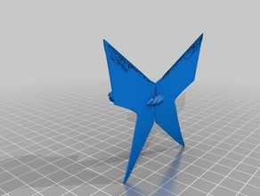 kelebek yüzük 3d baskı 3d print model - Mito3D