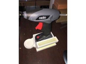 ozito hot glue gun dock tool holders & boxes holder 3d print model - Mito3D