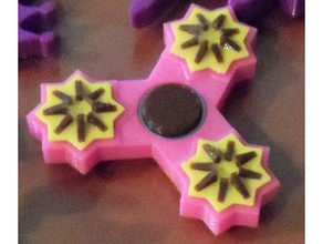 turtonator fidget giratório brinquedos & games pokemon spinner 3d print model - Mito3D