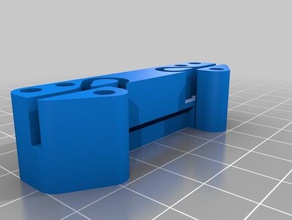 anet a8 x holder gates gt2 belt 3d printer parts 3d print model - Mito3D