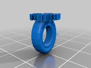 floco de neve anel A impressão 3d 3d print model - Mito3D