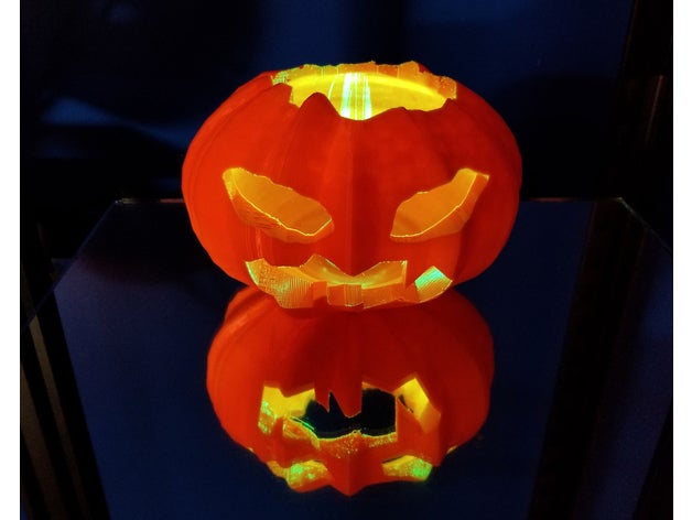 joyeux halloween à la citrouille L'impression 3d 3D print model - Mito3D