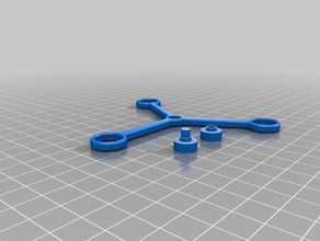 tiny -ish tri-spinner toys & games 3d print model - Mito3D