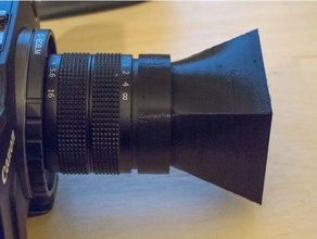 fujian 35mm f17 capuchon d'objectif de la caméra les reflets hotte fuite lentille lumière 3d print model - Mito3D