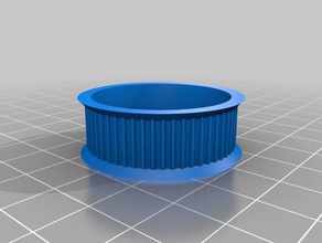 56tooth 32inner gt2 pulley long 3d printer parts customized 3d print model - Mito3D