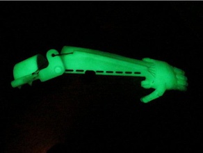 meu personalizados unlimbited braço v21 - alfie edição de engenharia personalizado activar protéticos enablingthefuture brilho escuro prótese próteses protético 3d print model - Mito3D
