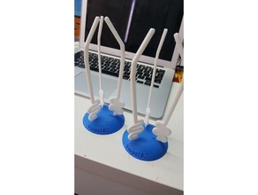 bottle drying stand kitchen & dining bidon dryer water 3d print model - Mito3D