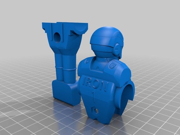 ironman de futebol A impressão 3d 3D print model - Mito3D