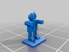 soldier - spear 3d printing 3d print model - Mito3D
